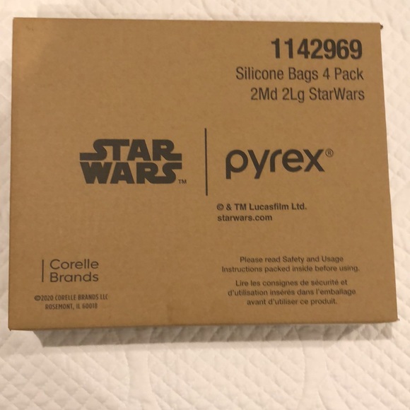 Star Wars Pyrex Silicone Bags - Picture 2 of 4